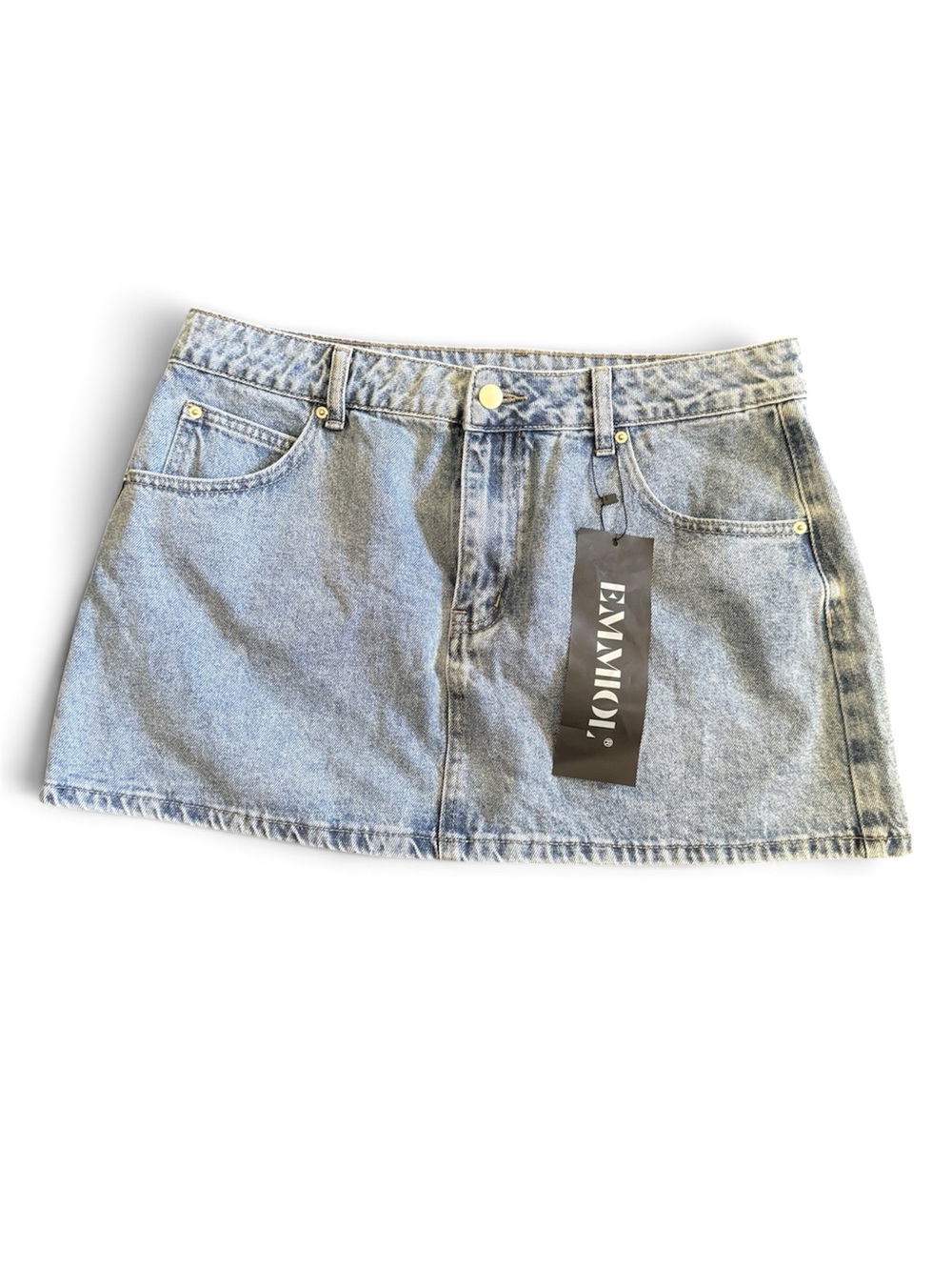 EMMIOL Denim Mini Skirt